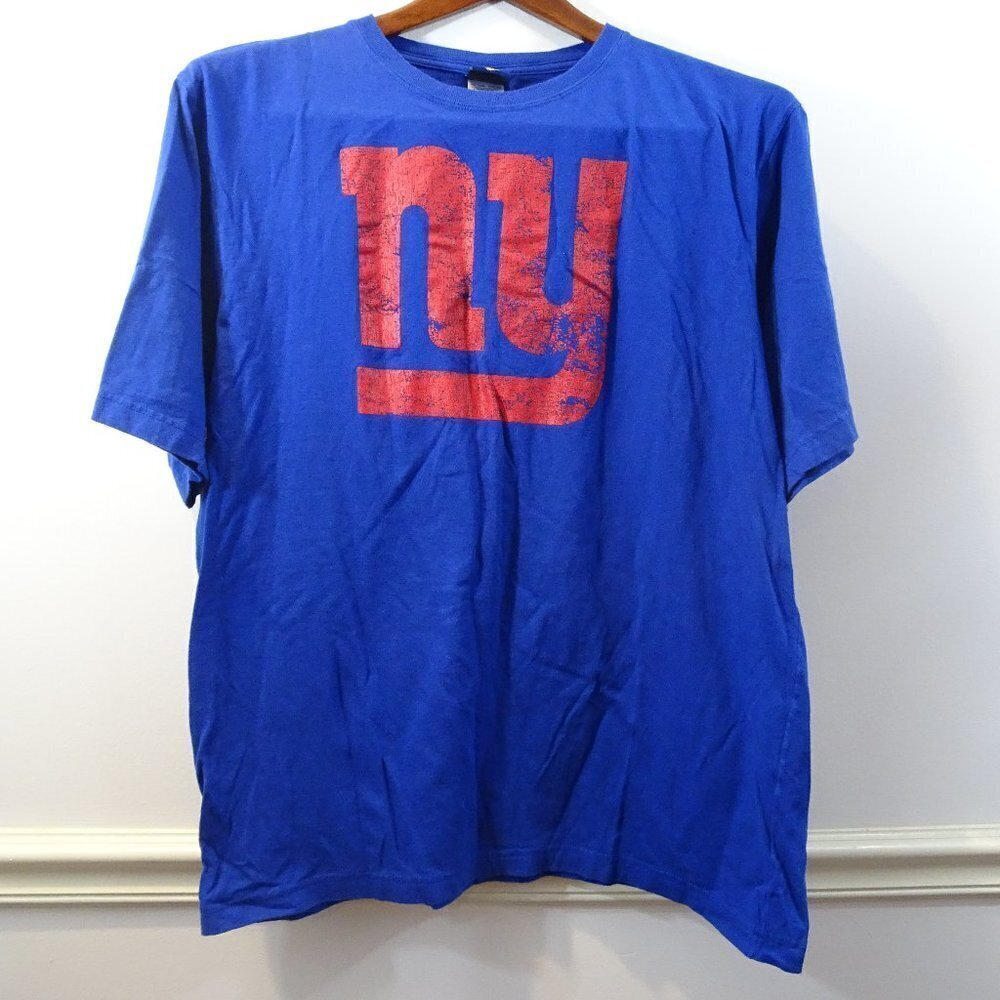 Reebok Gridiron Classic NFL NY Giants Blue T-Shirt Short Sleeve New York Size M